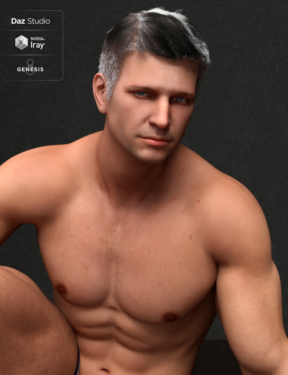 Trajan HD for Genesis 8 Male by: iSourceTextures, 3D Models by Daz 3D