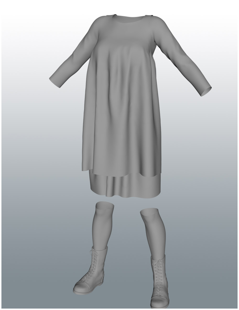 dForce Nostalgia Dress for Genesis 8 Female(s) by: Oskarsson, 3D Models by Daz 3D