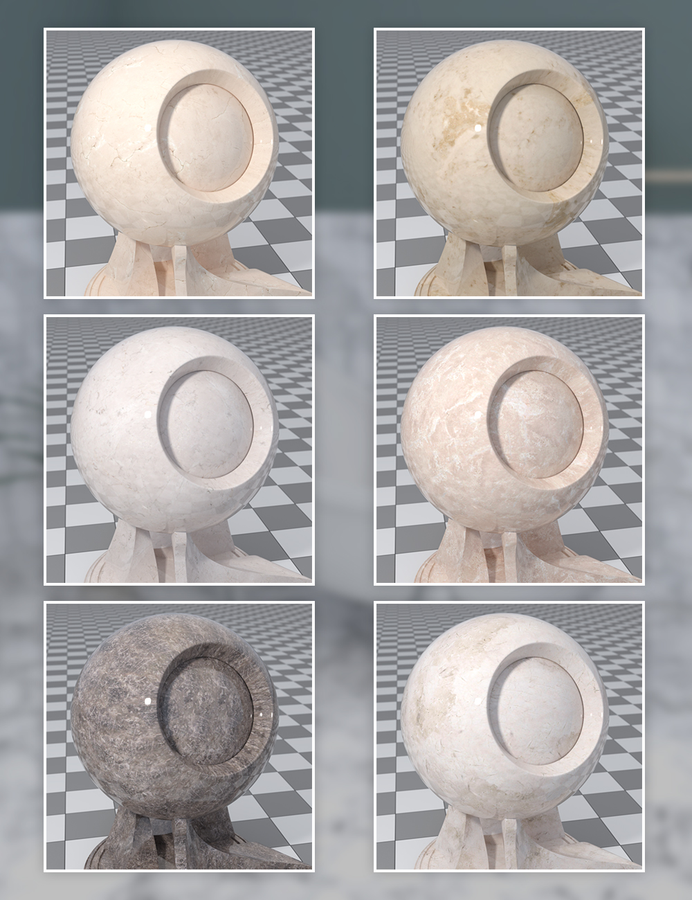 Marble Collection - Iray Shaders Marble Collection - Iray Shaders by: Dimidrol, 3D Models by Daz 3D
