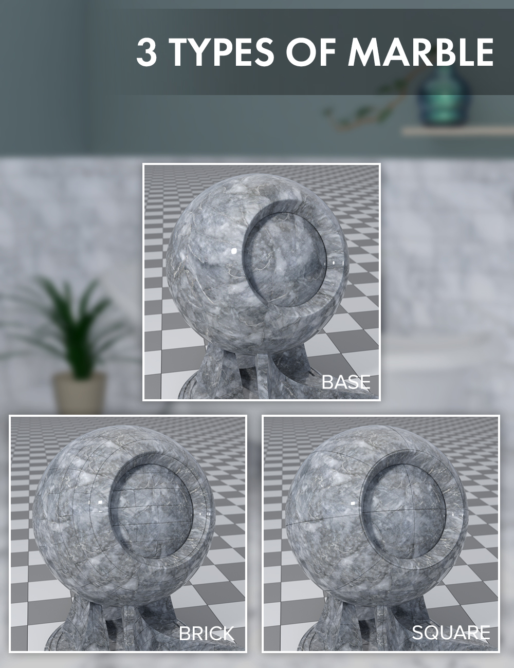 Marble Collection - Iray Shaders Marble Collection - Iray Shaders by: Dimidrol, 3D Models by Daz 3D