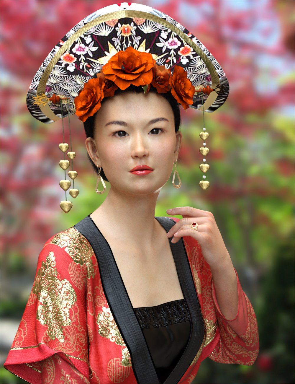 East Asian Women for Mei Lin 8 by: Virtual_World, 3D Models by Daz 3D