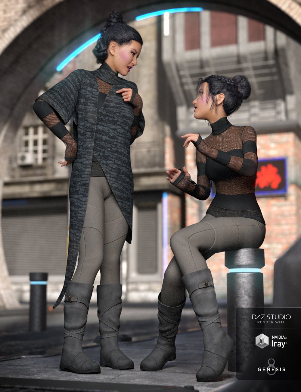 dForce Dystopian Future Outfit for Genesis 8 Female(s) dForce Dystopian Future Outfit for Genesis 8 Female(s) by: ArienNikisatez, 3D Models by Daz 3D