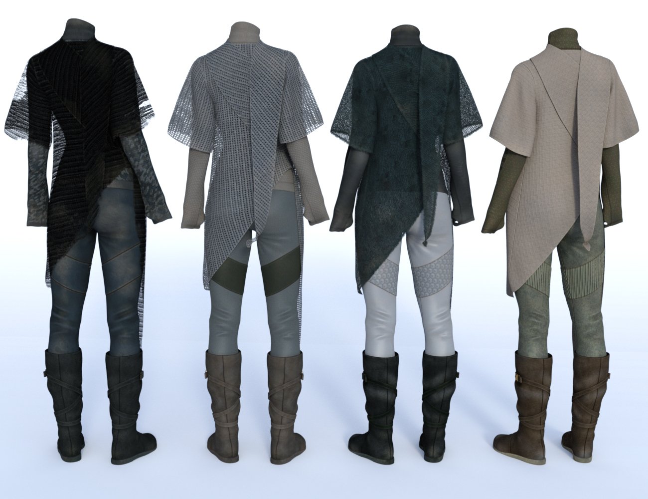 dForce Dystopian Future Outfit Textures by: Arien, 3D Models by Daz 3D