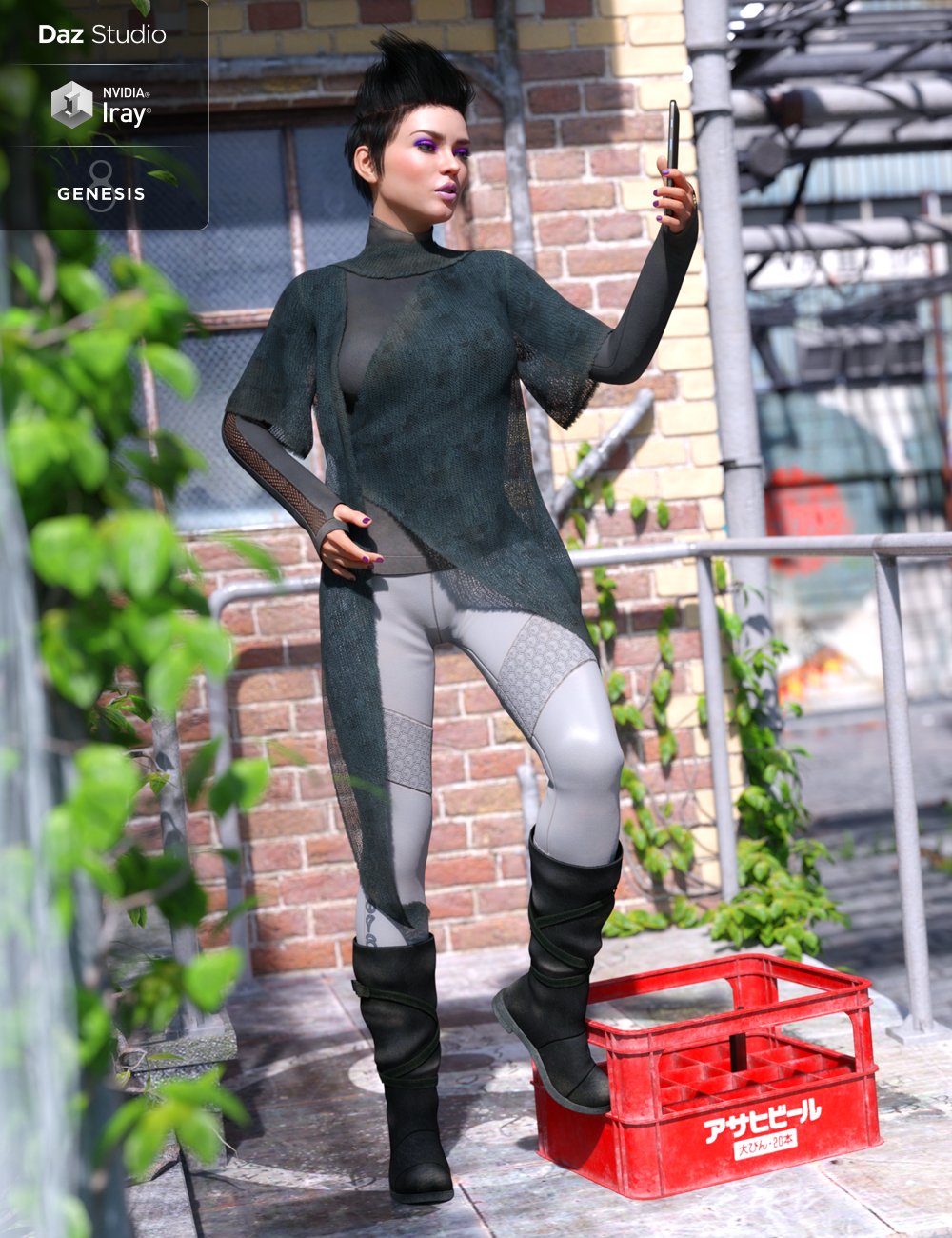 dForce Dystopian Future Outfit Textures dForce Dystopian Future Outfit Textures by: Arien, 3D Models by Daz 3D