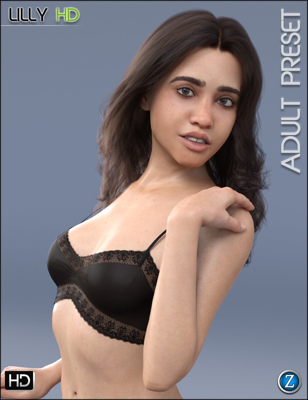Lilly HD for Genesis 3 & 8 Female(s) by: Zev0, 3D Models by Daz 3D