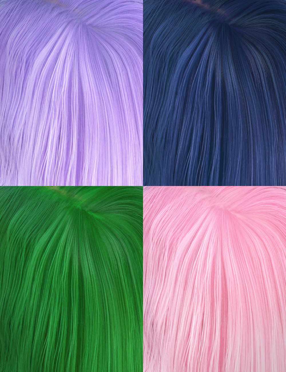 Colors for Fanta Sea Hair by: goldtassel, 3D Models by Daz 3D