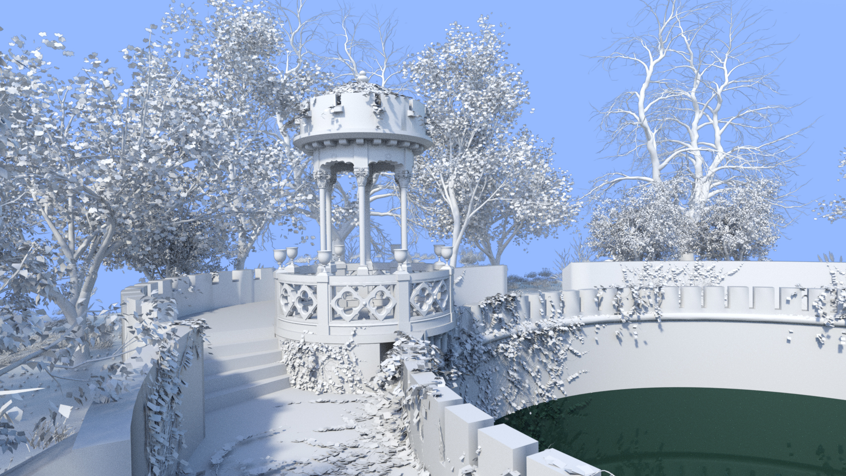 Rivendell Gazebo | Daz 3D