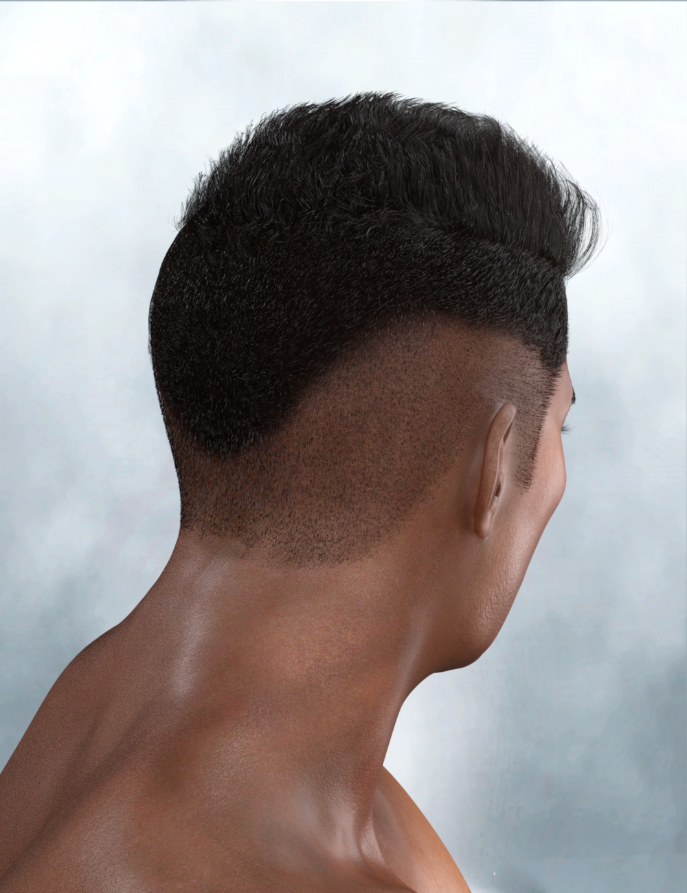 Faux Hawk Hair for Genesis 8 and 3 by: RedzStudio, 3D Models by Daz 3D