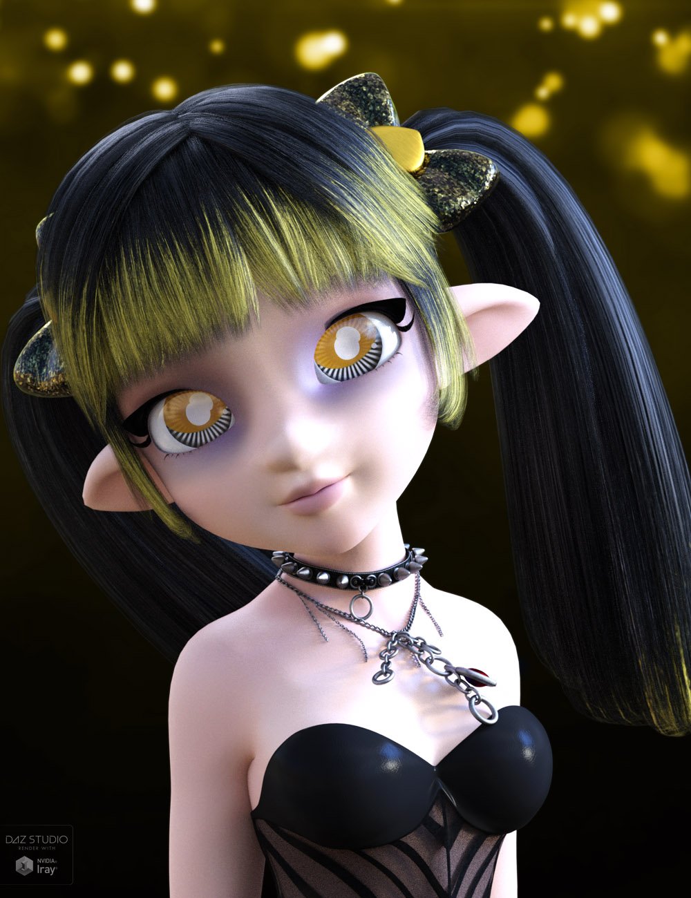 Dark Anime Eyes & Lashes for Genesis 8 Female(s) | Daz 3D