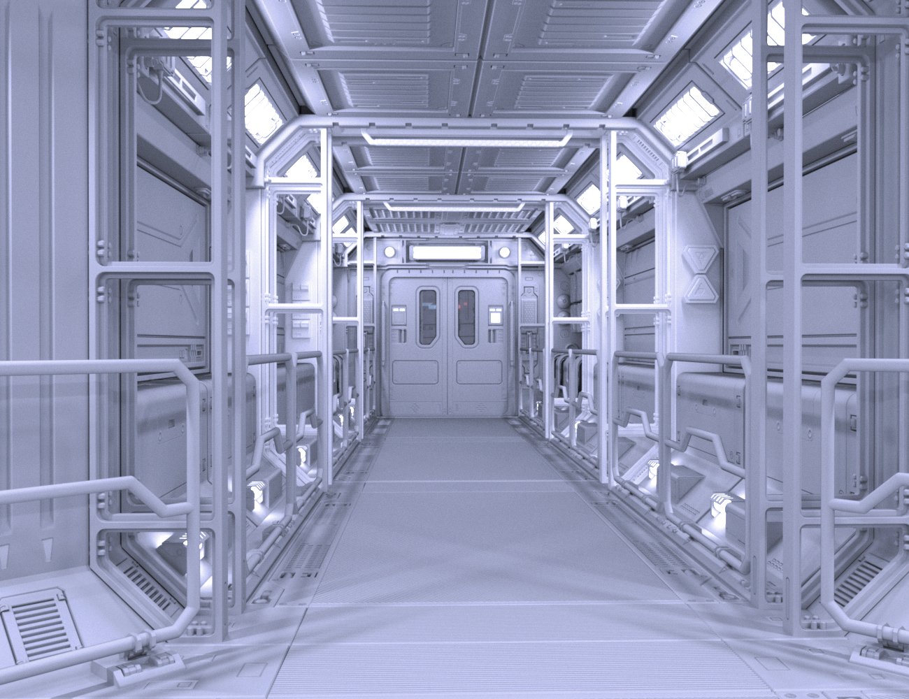 Solaris Corridor by: petipet, 3D Models by Daz 3D