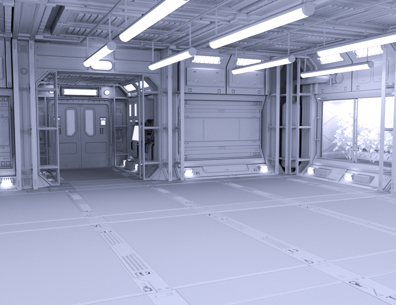 Solaris Corridor by: petipet, 3D Models by Daz 3D