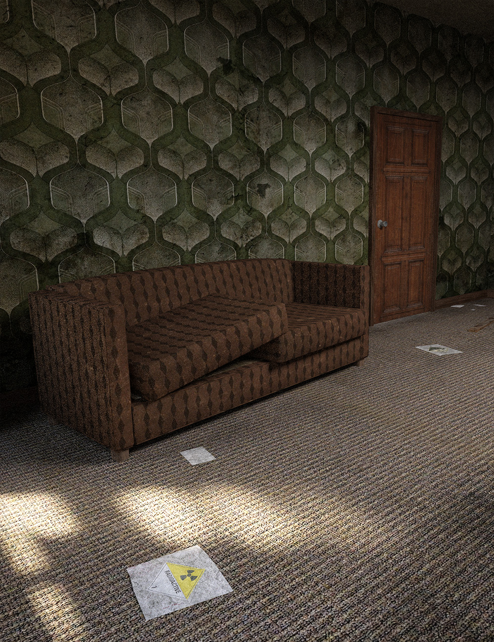 Post Apocalyptic Living Room by: , 3D Models by Daz 3D