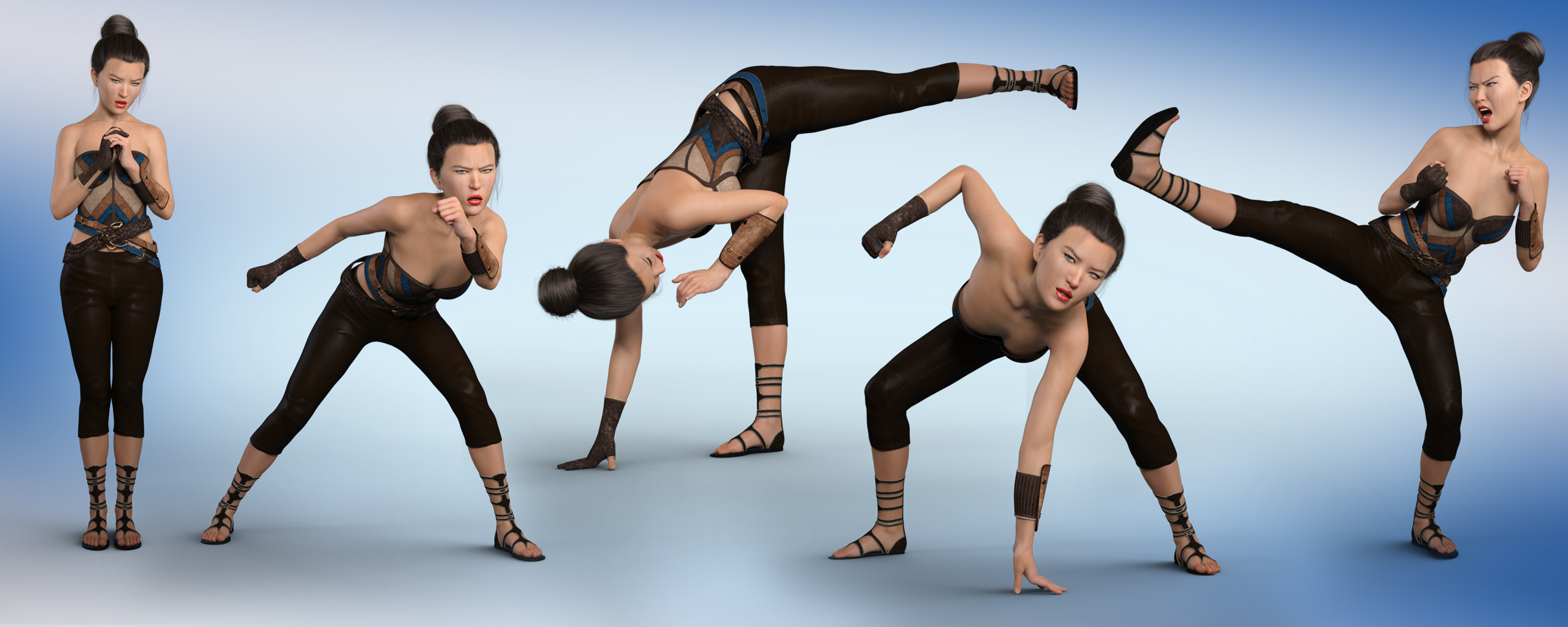 Z The Fearless One Poses And Expressions For Mei Lin 8 And Genesis 8 