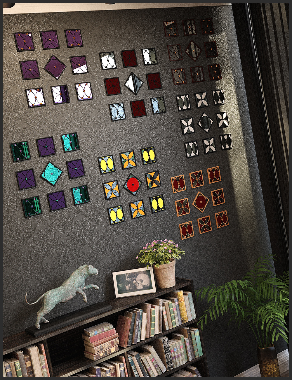 Modern Mirrors by: ARTCollab, 3D Models by Daz 3D