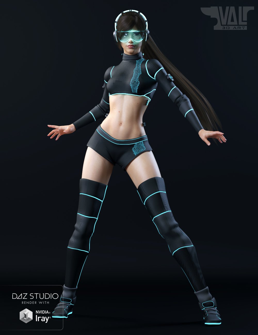 Zari SciFi Outfit for Genesis 8 Female(s) Zari SciFi Outfit for Genesis 8 Female(s) by: Val3dart, 3D Models by Daz 3D