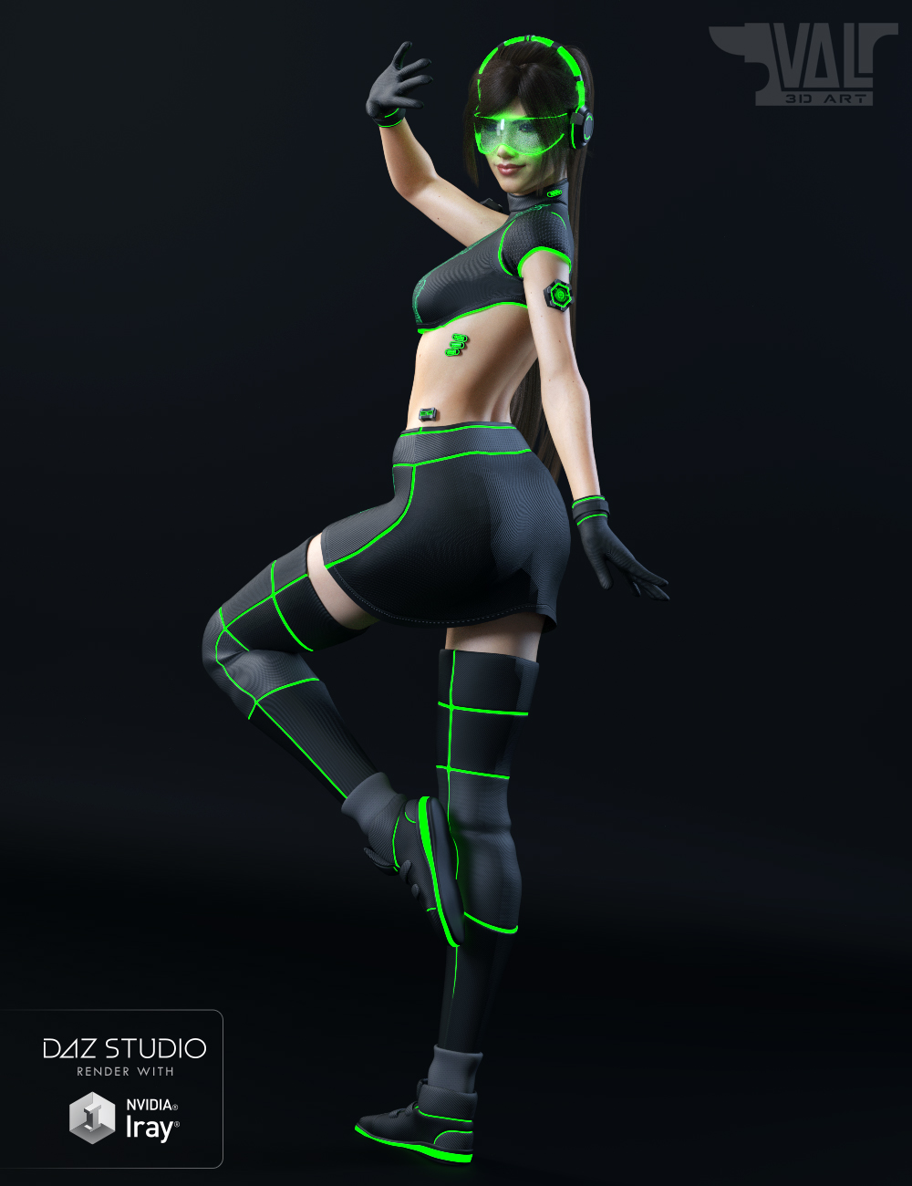 Zari SciFi Outfit for Genesis 8 Female(s) Zari SciFi Outfit for Genesis 8 Female(s) by: Val3dart, 3D Models by Daz 3D