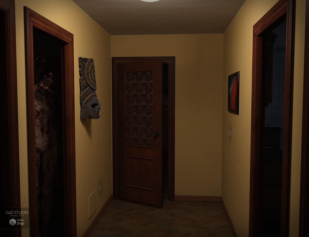 European Style Apartment European Style Apartment by: Roguey, 3D Models by Daz 3D