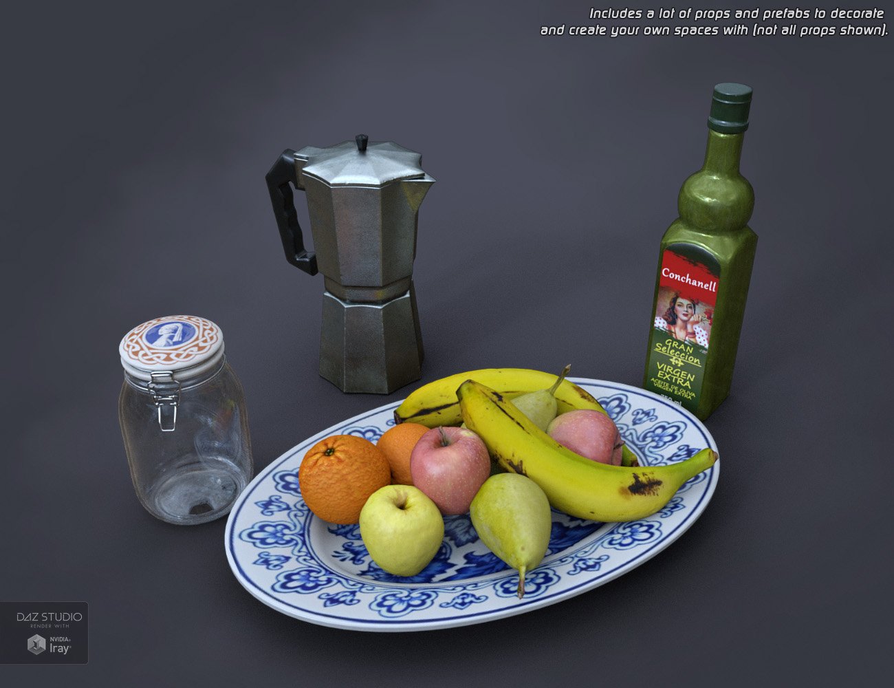 European Style Apartment European Style Apartment by: Roguey, 3D Models by Daz 3D