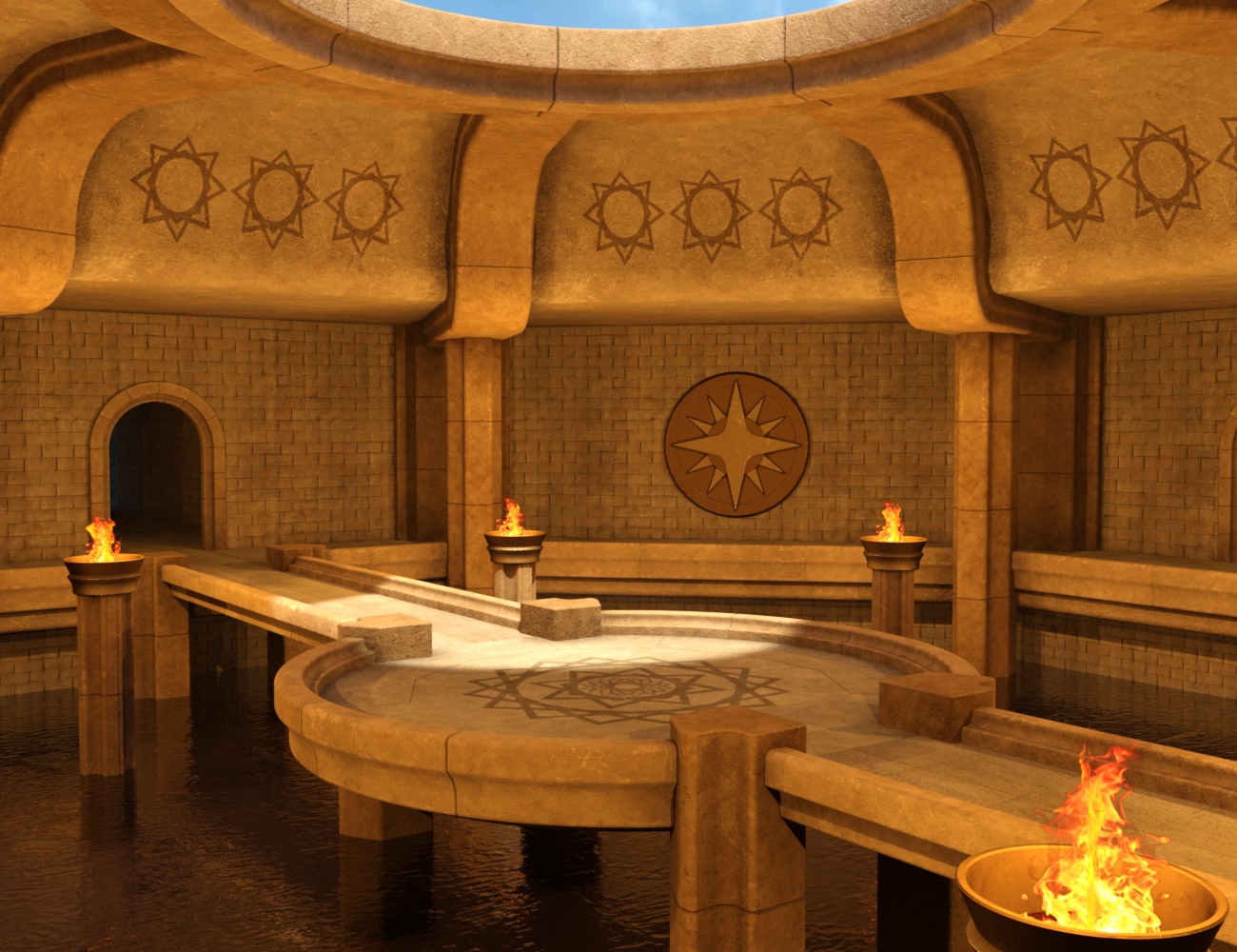 Sunstone Chamber by: Nightshift3D, 3D Models by Daz 3D