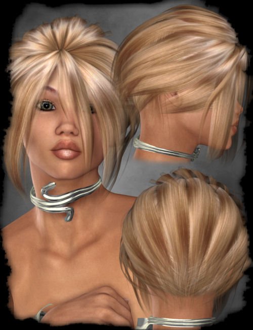 Kishka Hair by: SWAMZachrael2002, 3D Models by Daz 3D