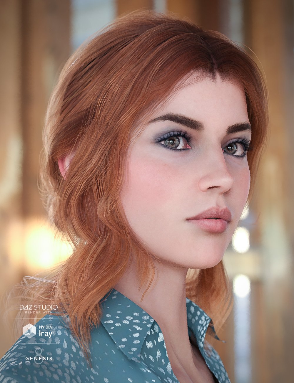 Capri Hair for Genesis 8 Female(s) by: goldtassel, 3D Models by Daz 3D