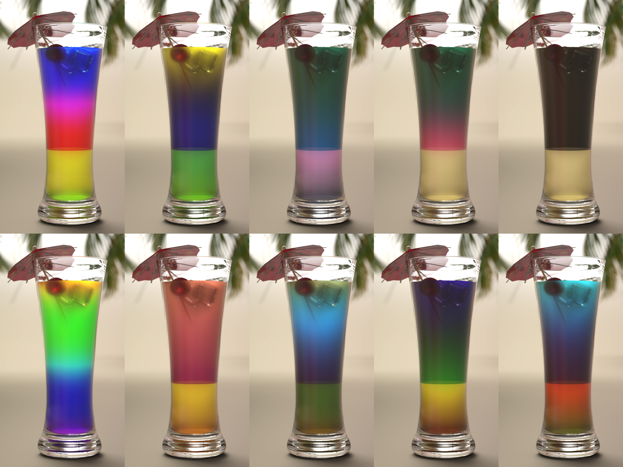 Liquid 3 Iray Shaders - Mixed Cocktails by: JGreenlees, 3D Models by Daz 3D