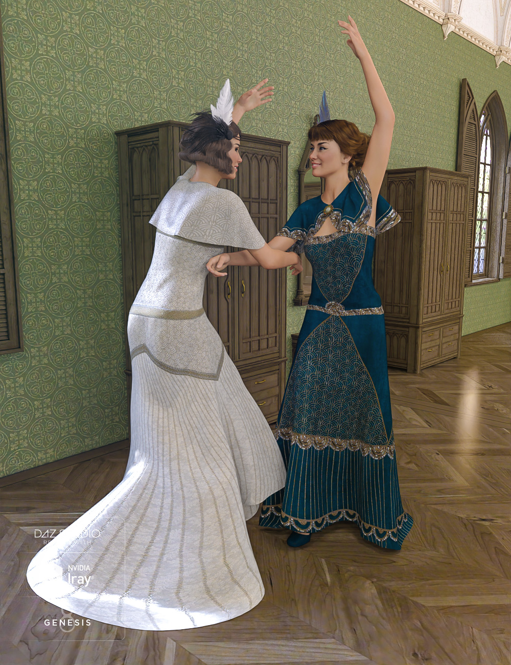 Rosemill Moor Country Dance Poses for Genesis 8 Rosemill Moor Country Dance Poses for Genesis 8 by: DianePredatron, 3D Models by Daz 3D