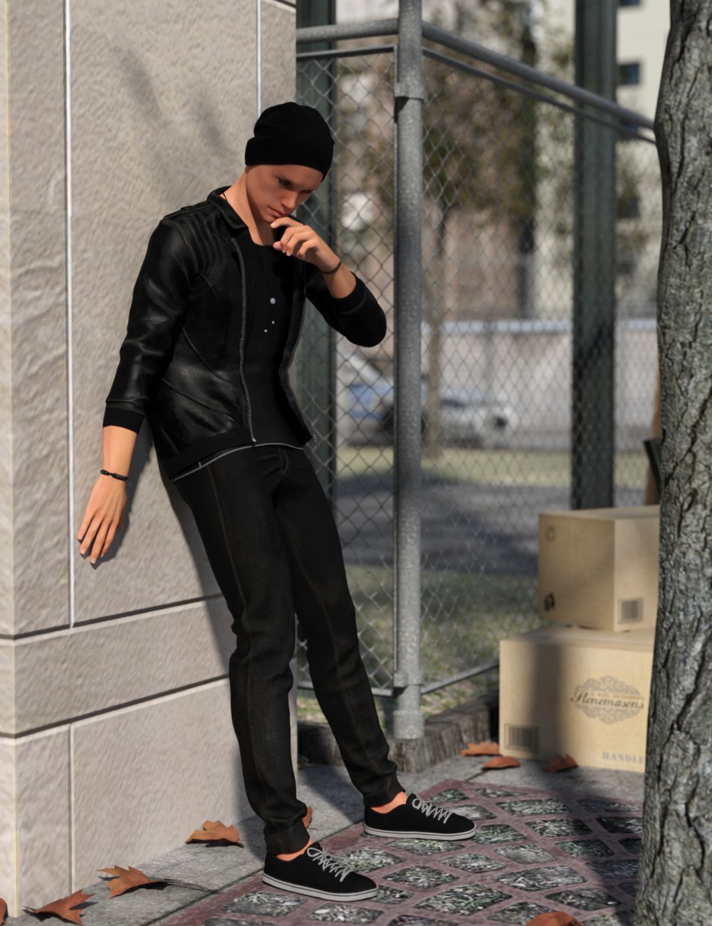 Urban Ubiquity Poses for Genesis 3 and 8 Male by: Three Wishes, 3D Models by Daz 3D