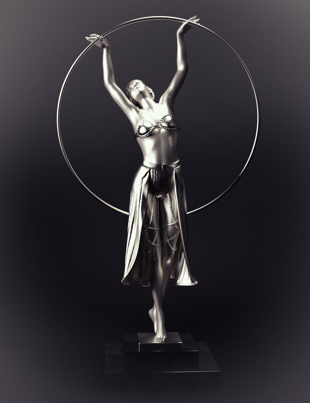 Jepe's Art Deco Statuettes II for Victoria 8 | Daz 3D