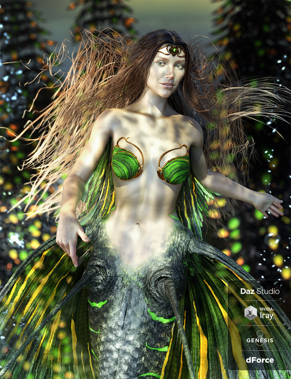 Alascanus Hair with dForce for Genesis 8 Female(s) by: ArkiShox-Design, 3D Models by Daz 3D