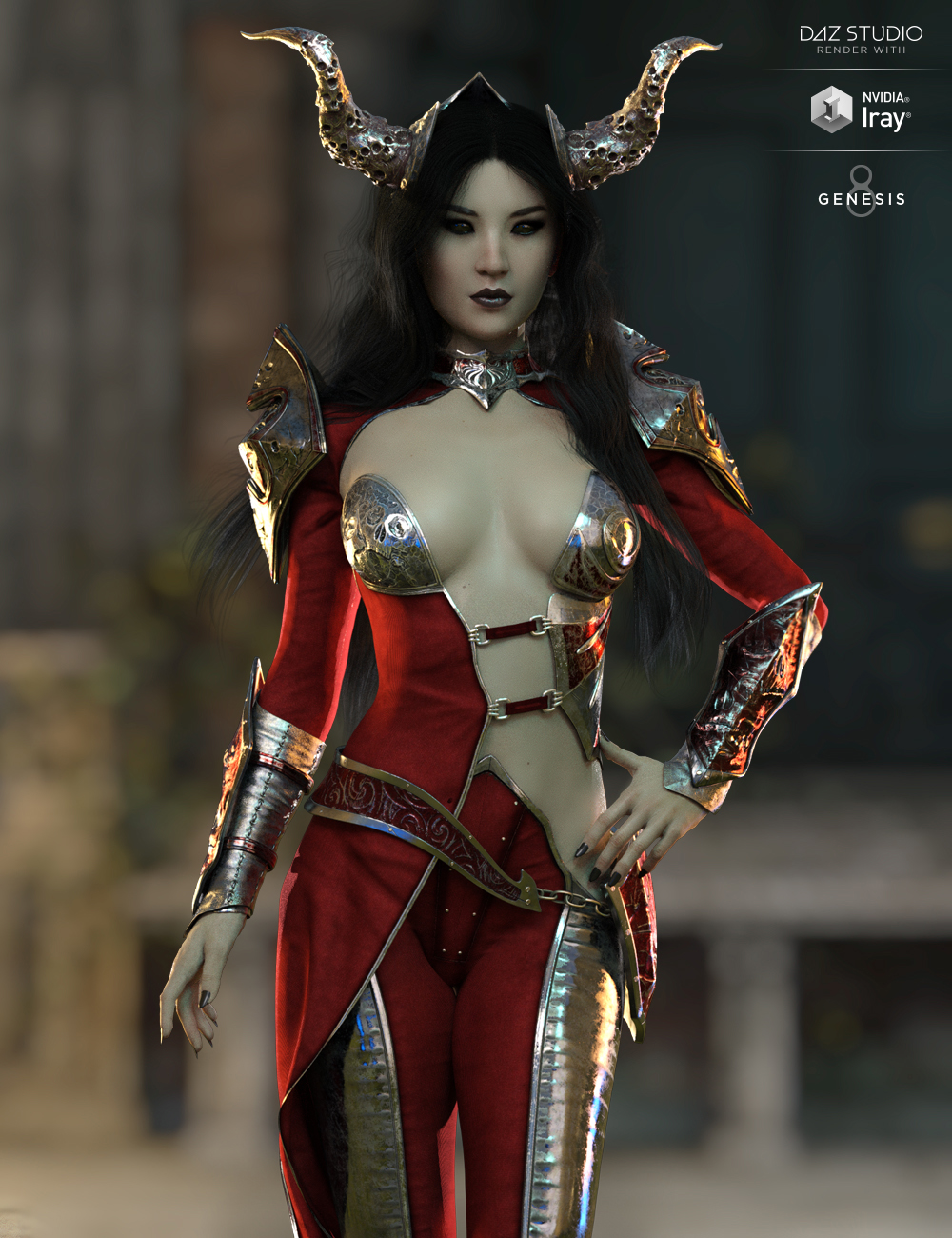dForce Hellen Outfit Textures by: HM, 3D Models by Daz 3D