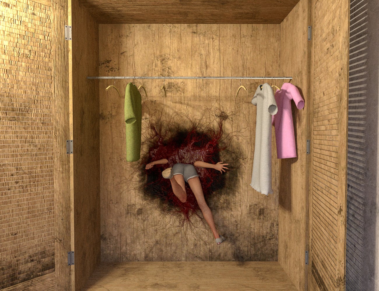 scary bedroom