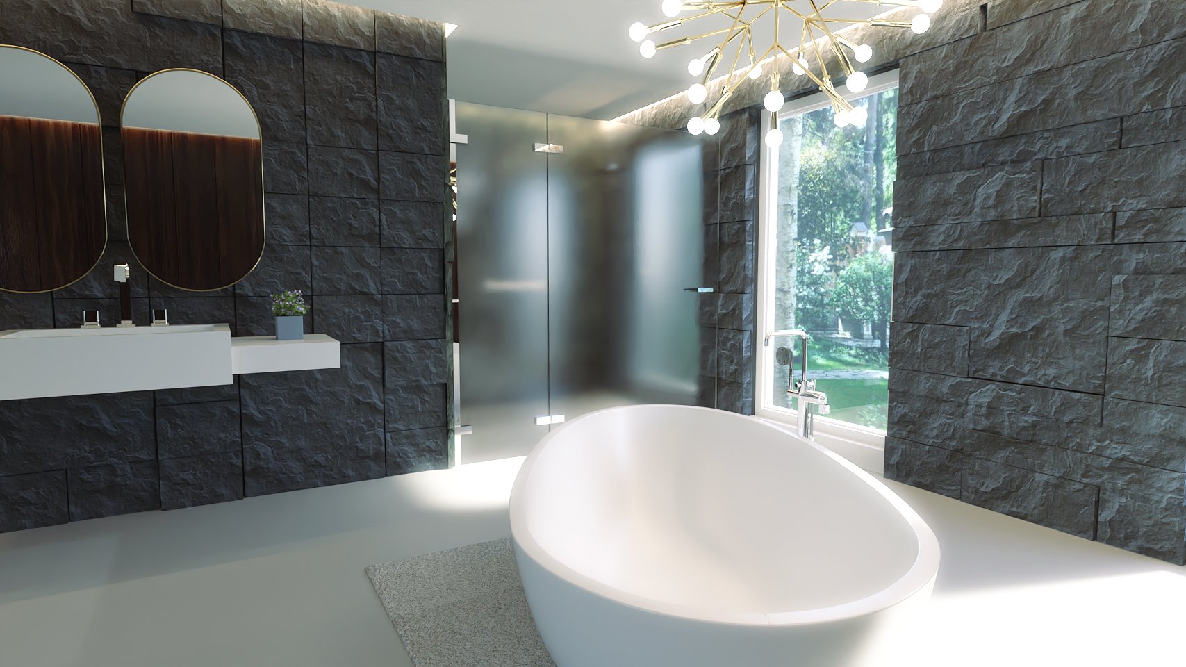 Modern Euro Bathroom Modern Euro Bathroom by: kubramatic, 3D Models by Daz 3D