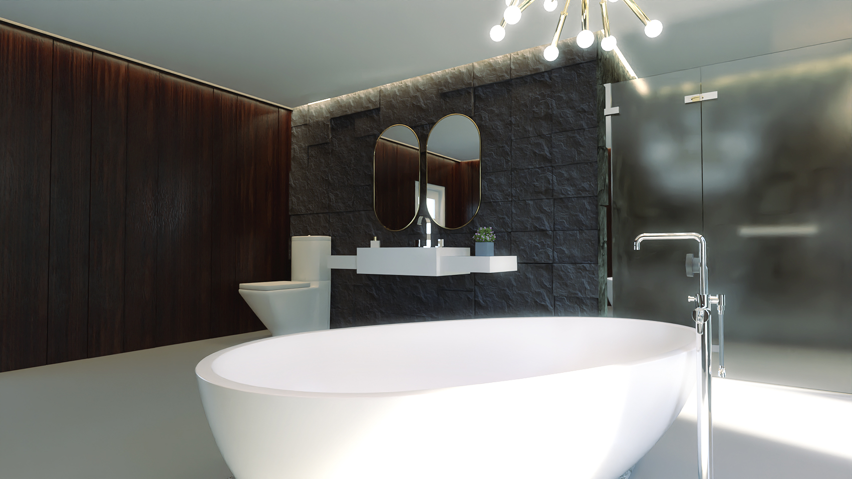 Modern Euro Bathroom by: kubramatic, 3D Models by Daz 3D