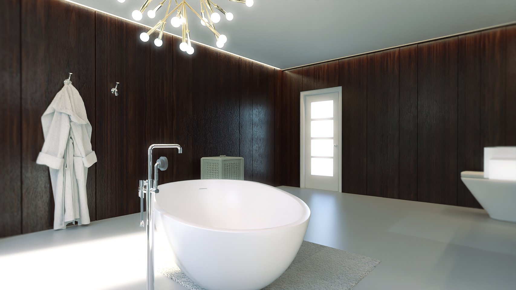 Modern Euro Bathroom Modern Euro Bathroom by: kubramatic, 3D Models by Daz 3D