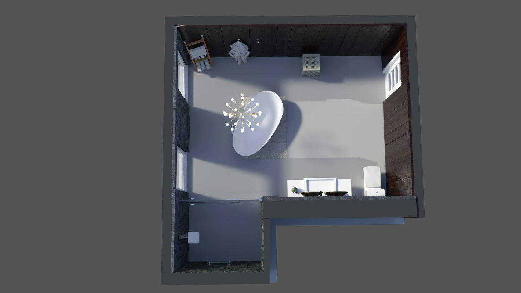 Modern Euro Bathroom by: kubramatic, 3D Models by Daz 3D