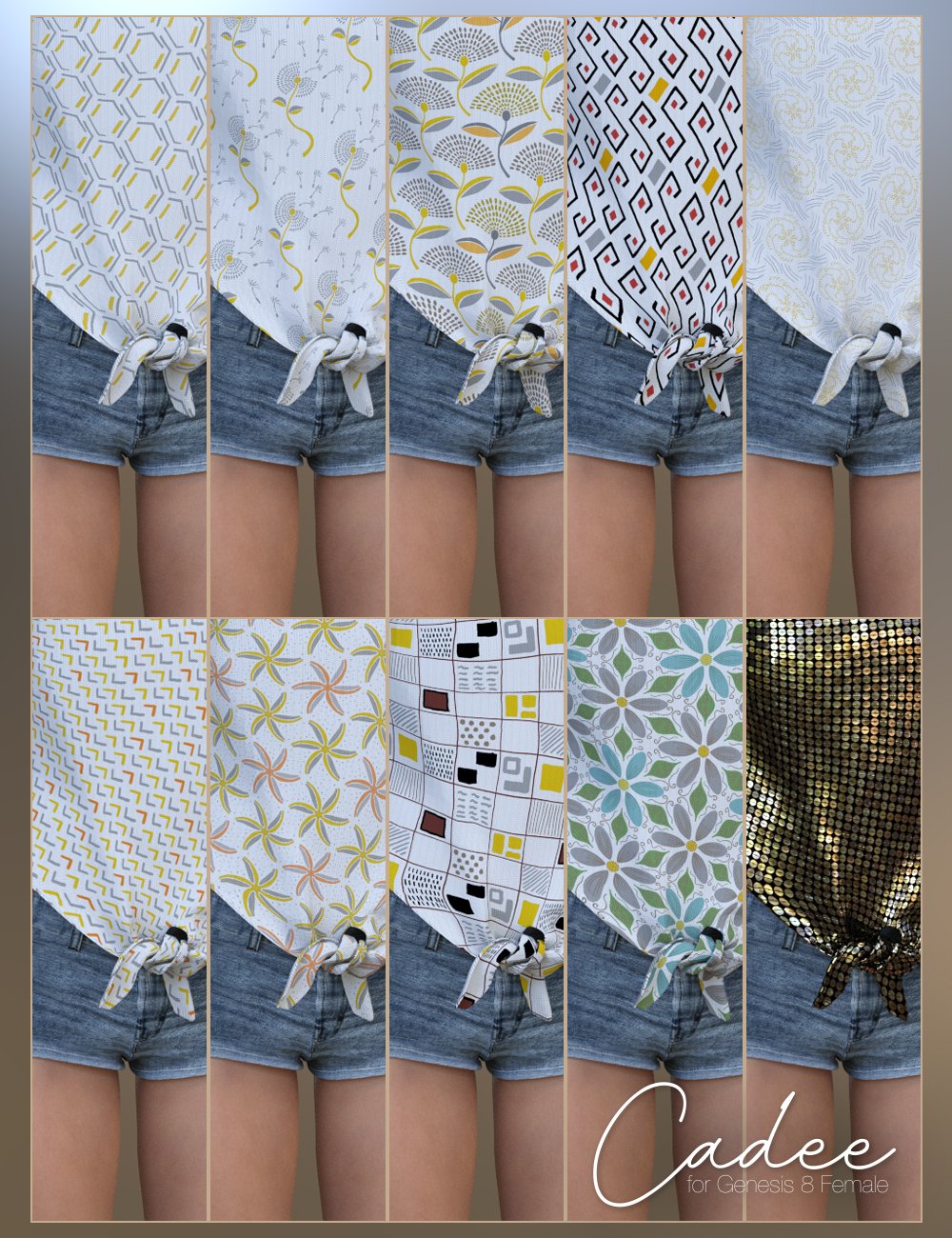 Cadee Bundle for Genesis 8 Female(s) Cadee Bundle for Genesis 8 Female(s) by: 3D Universe, 3D Models by Daz 3D