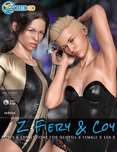 Z Fiery and Coy - Poses and Expressions for Genesis 8 Female and Eva 8 Z Fiery and Coy - Poses and Expressions for Genesis 8 Female and Eva 8 by: Zeddicuss, 3D Models by Daz 3D