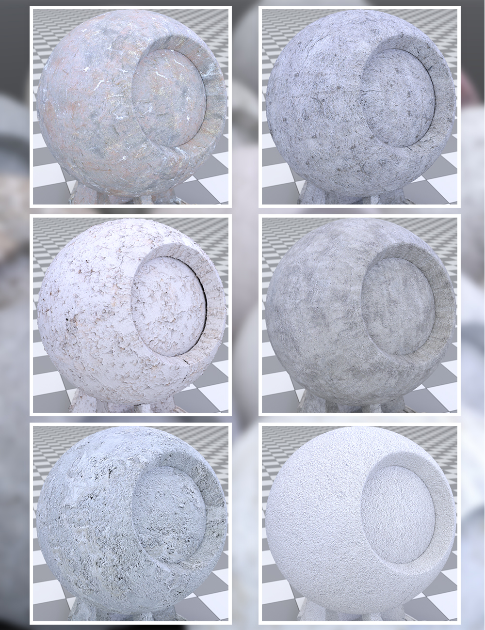 Plaster and Concrete - Iray Shaders by: Dimidrol, 3D Models by Daz 3D