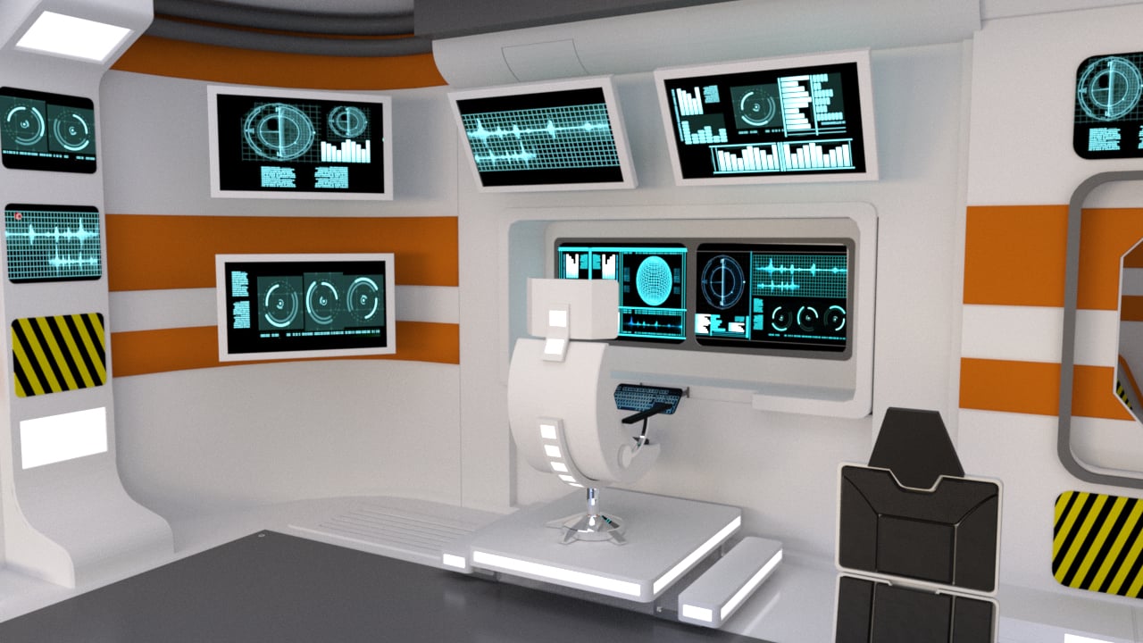 Command and Control Center by: PerspectX, 3D Models by Daz 3D