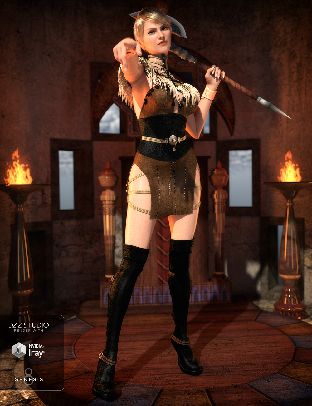 Advent Outfit Textures by: Shox-Design, 3D Models by Daz 3D