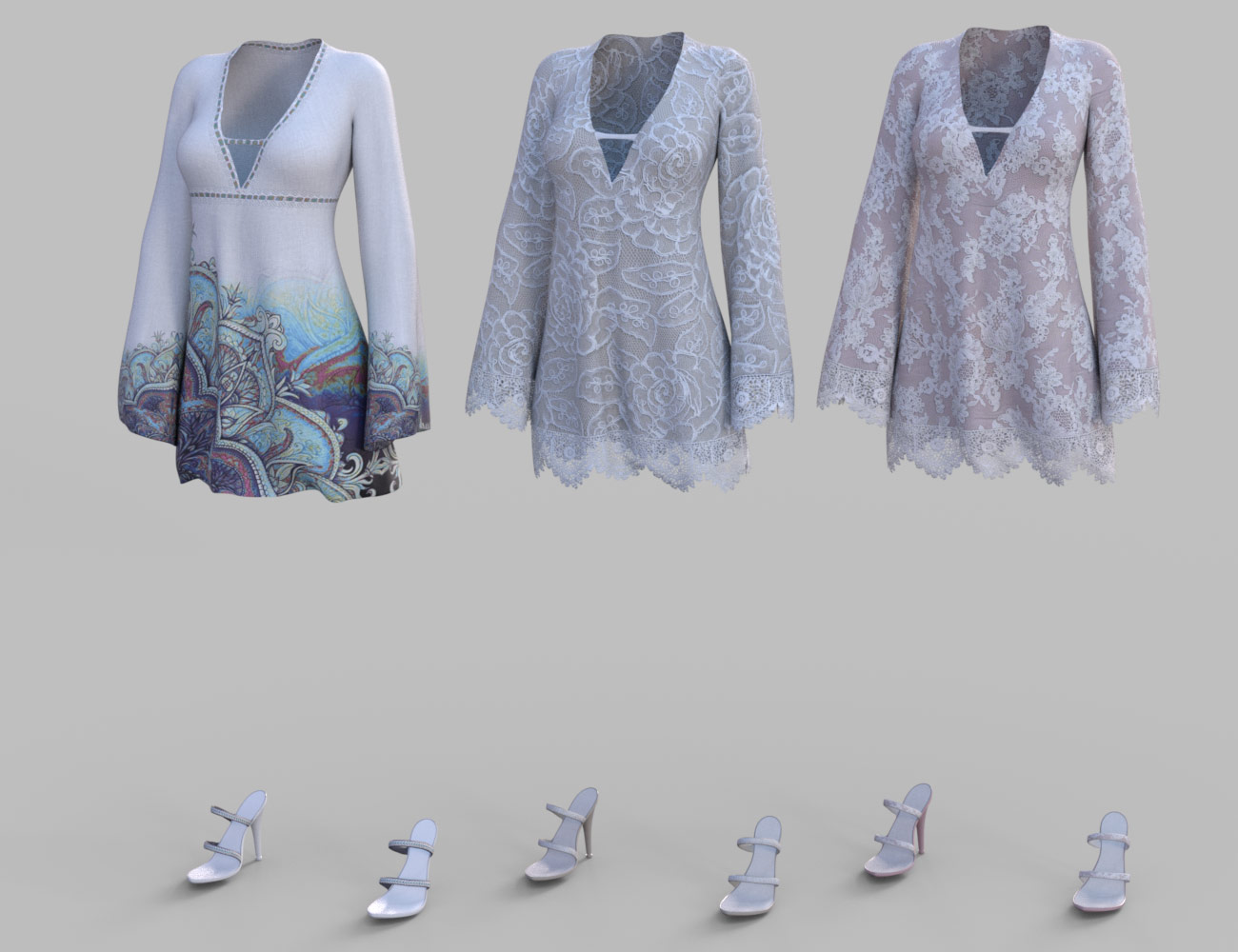 New Age Shift Dress by: Sarsa, 3D Models by Daz 3D
