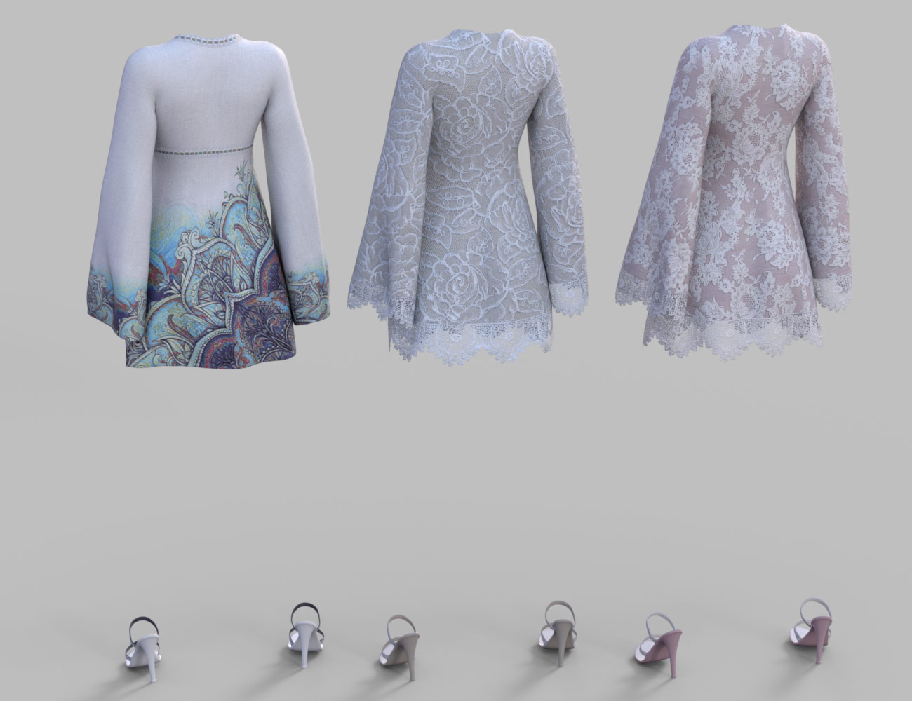 New Age Shift Dress New Age Shift Dress by: Sarsa, 3D Models by Daz 3D