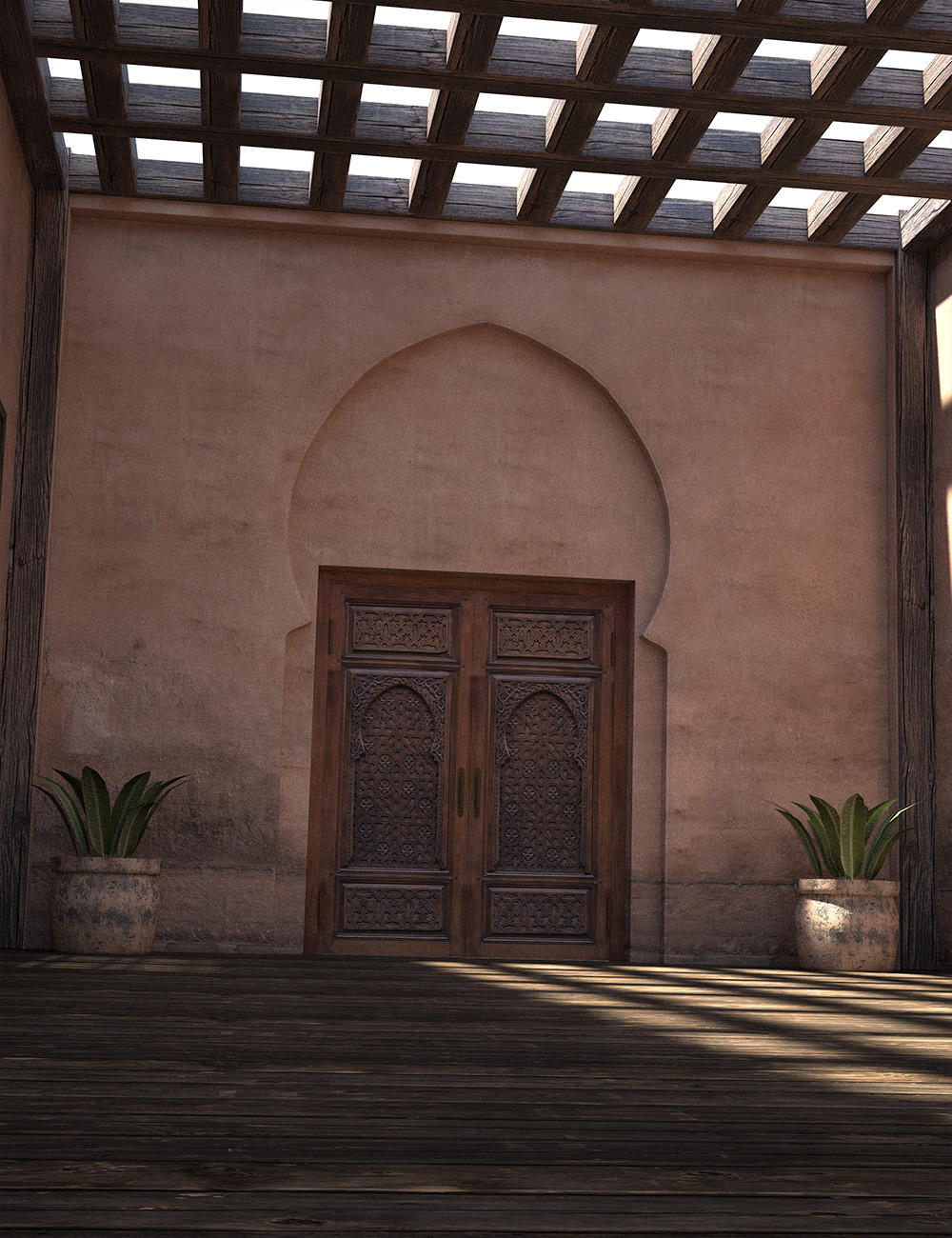 Morocco Balcony by: , 3D Models by Daz 3D