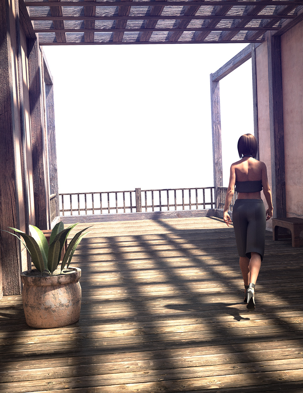 Morocco Balcony Morocco Balcony by: , 3D Models by Daz 3D