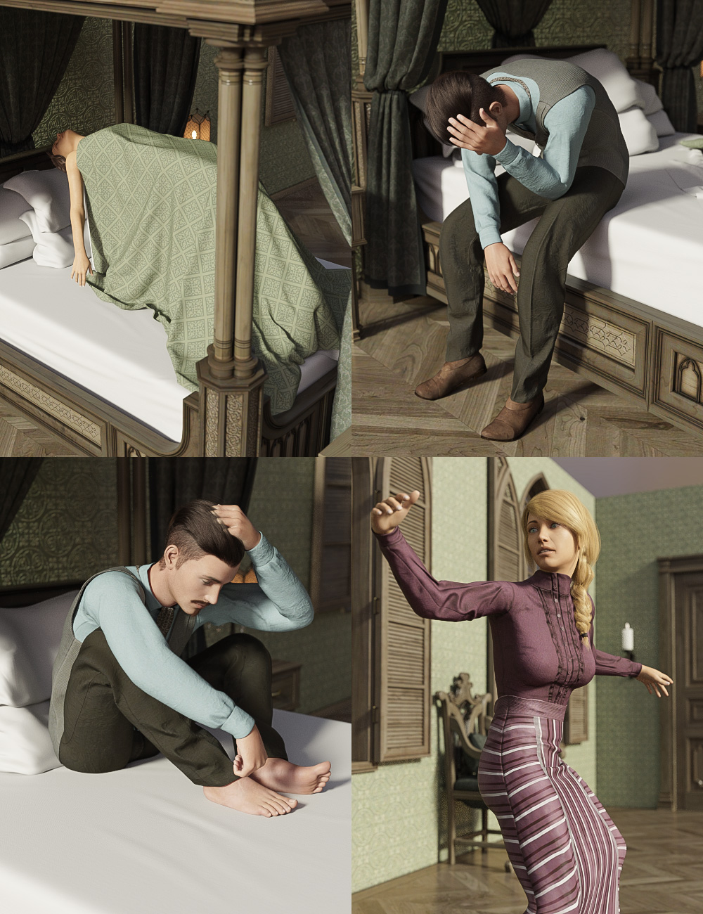 Rosemill Moor The Wait Poses for Genesis 8 Rosemill Moor The Wait Poses for Genesis 8 by: PredatronDiane, 3D Models by Daz 3D