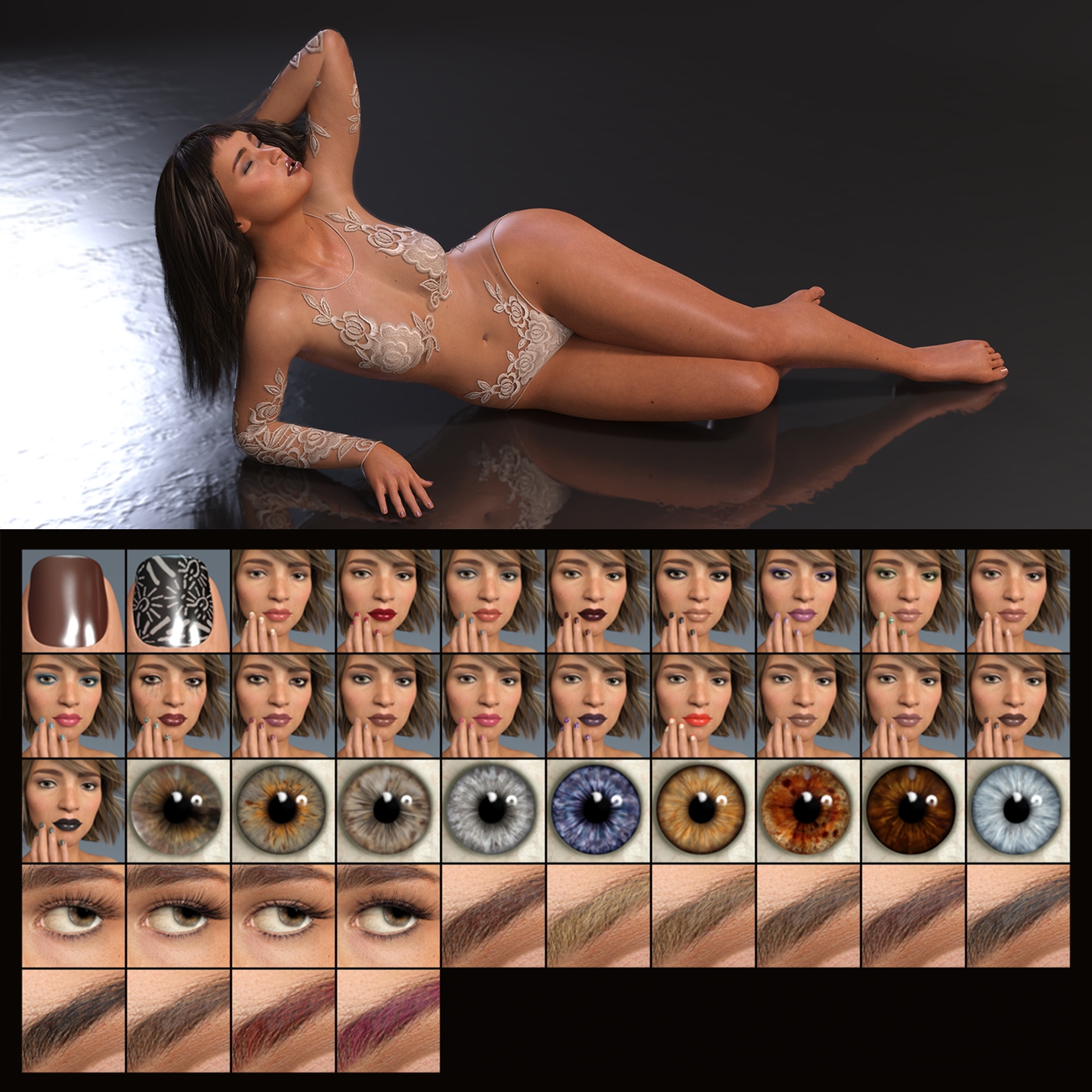 Kingsley HD for Genesis 8 Female by: Lyoness, 3D Models by Daz 3D