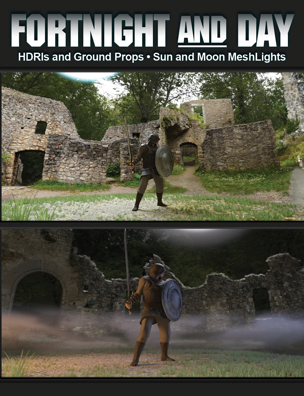 FortNight and Day HDRI and Props by: Marshian, 3D Models by Daz 3D