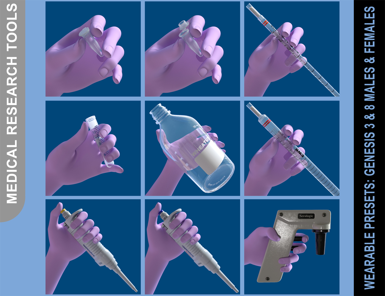 Medical Research Tools Daz 3D