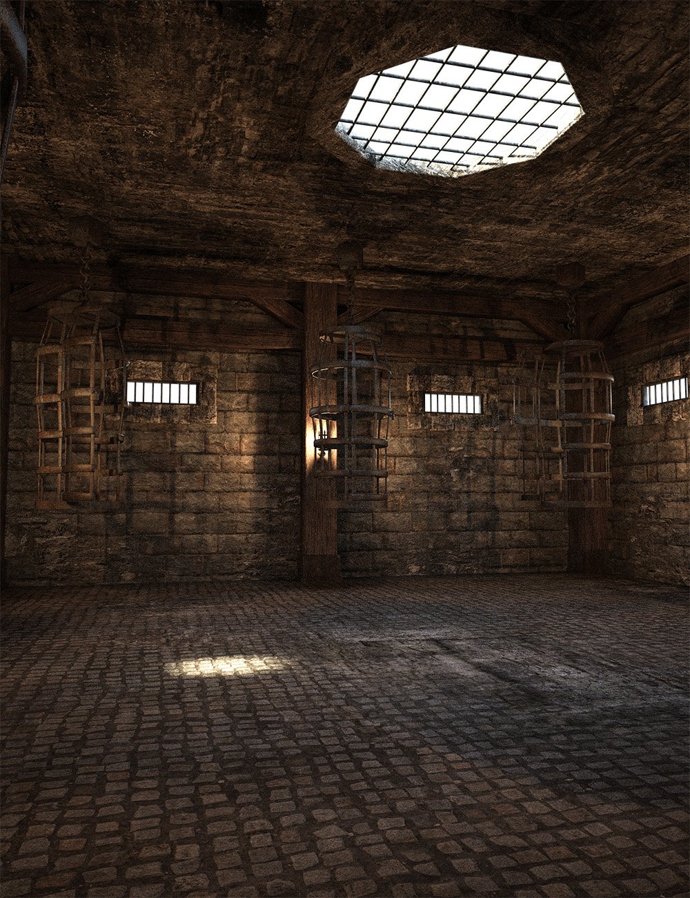 Fantasy Prison Cages by: , 3D Models by Daz 3D